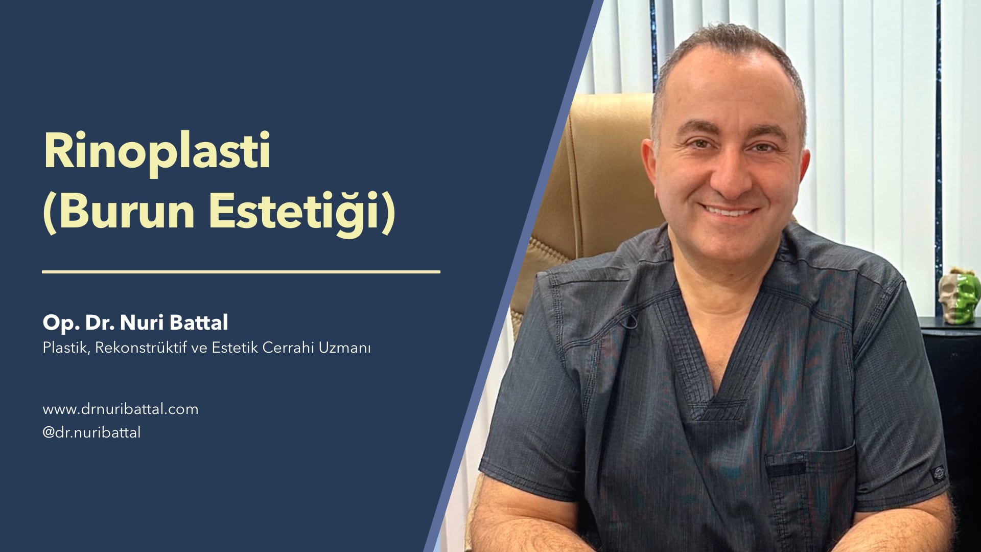 Rinoplasti - Op. Dr. Nuri Battal