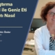 Çocuklarda Buharlaştırma Yöntemi ile Geniz Eti Ameliyatı - Doç. Dr. Serap Şahin Önder