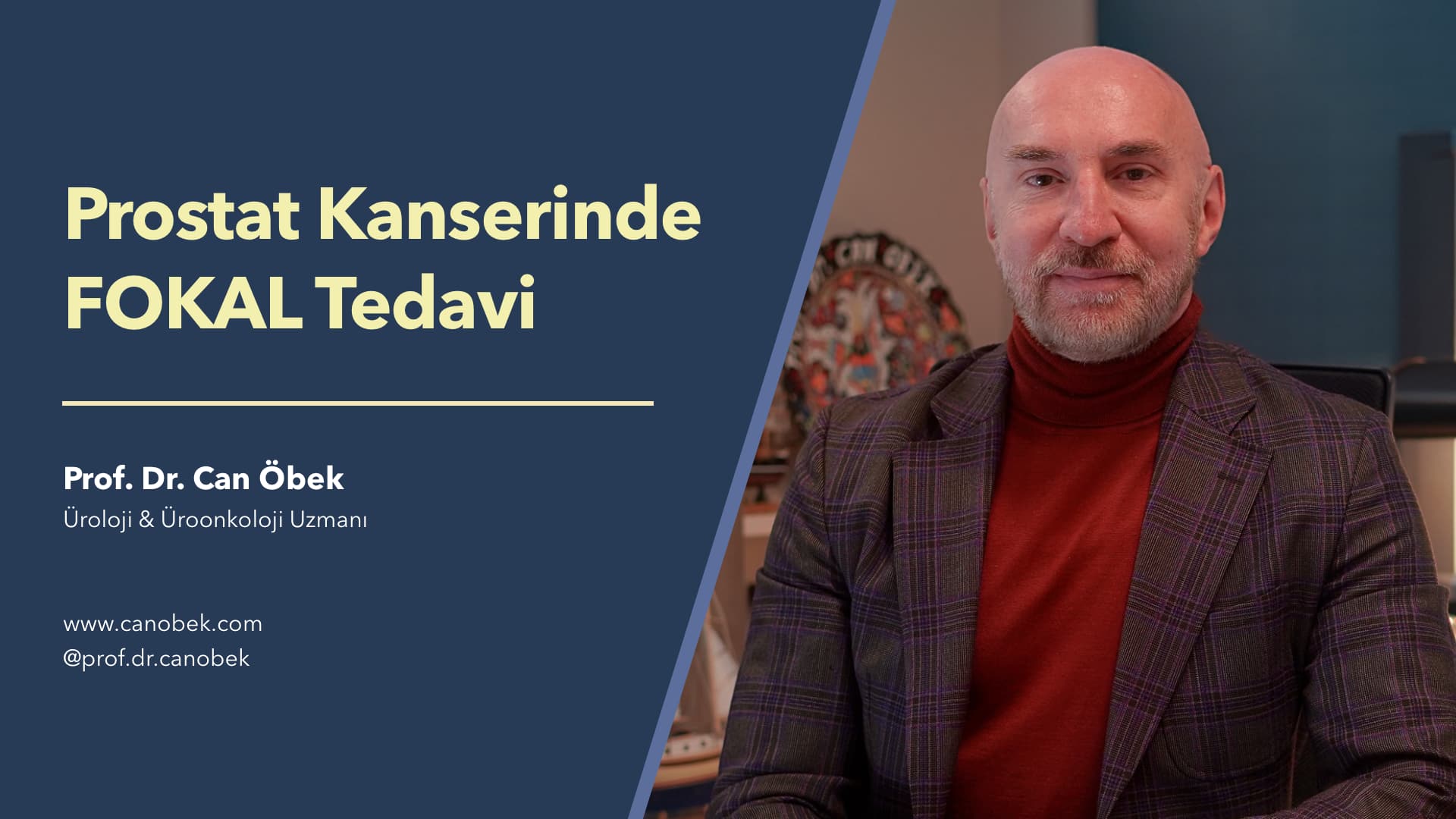 Prostat Kanserinde Fokal Tedavi & IRE ve HIFU Yöntemleri - Prof. Dr. Can Öbek