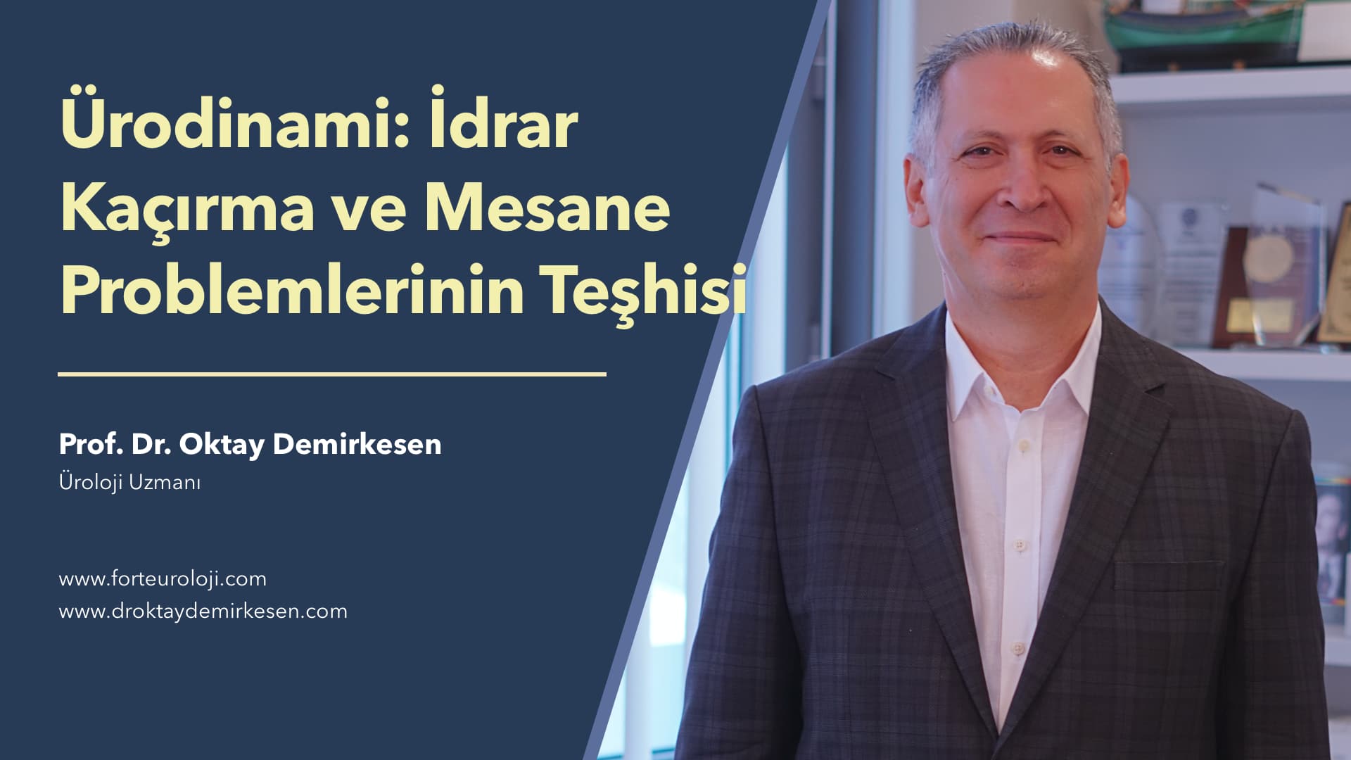 Ürodinami: İdrar Kaçırma ve Mesane Problemlerinin Teşhisi - Prof. Dr. Oktay Demirkesen