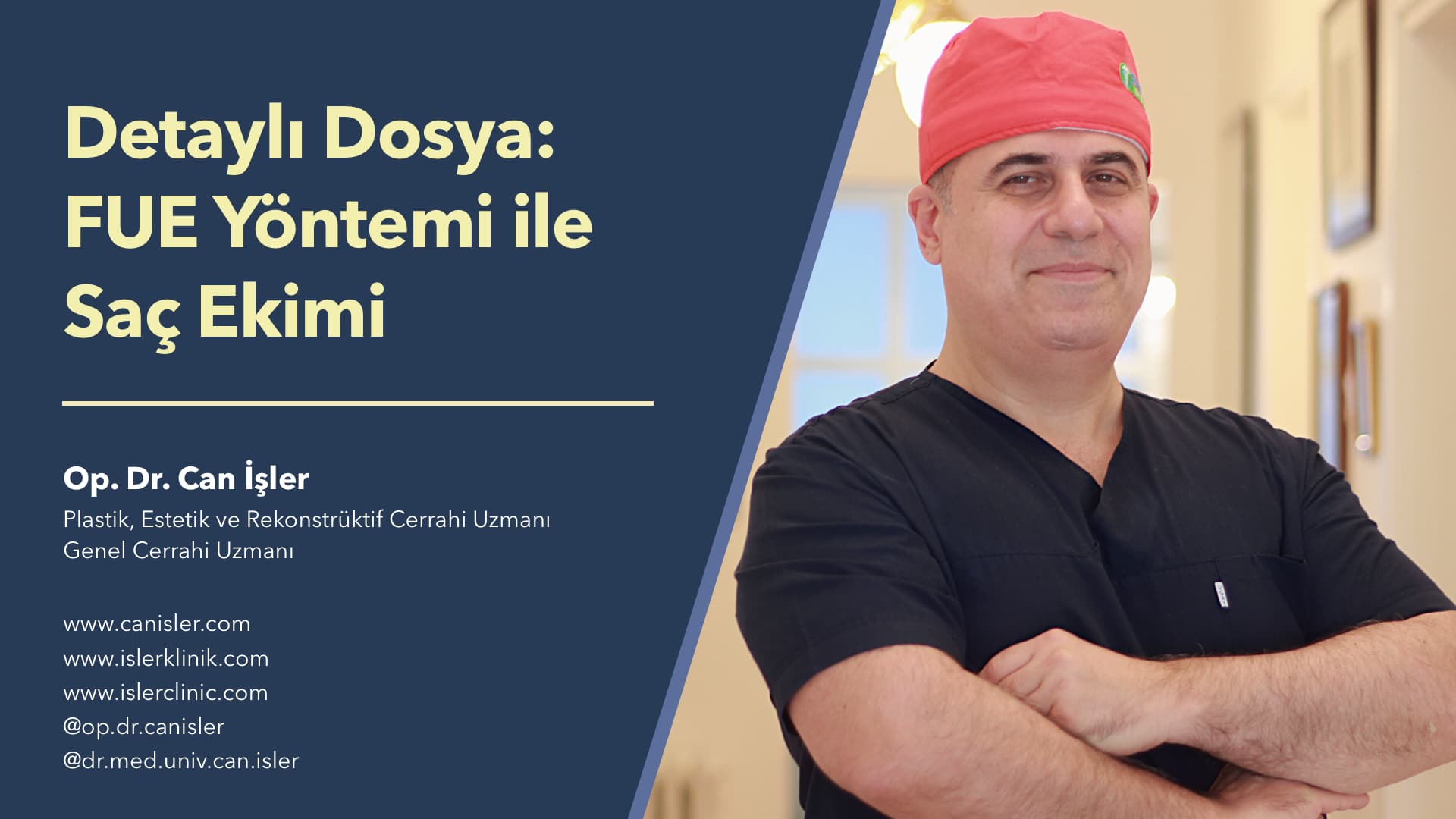 Saç Ekimi Hakkında Tüm Merak Ettikleriniz - Op. Dr. Can İşler