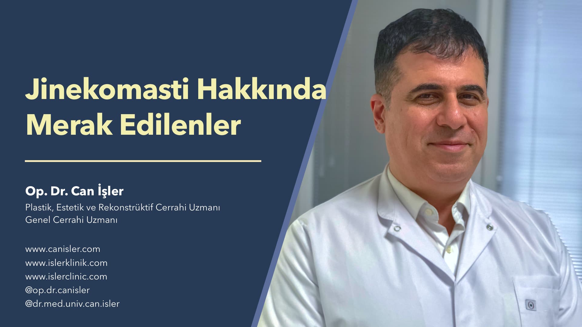Jinekomasti Hakkında Merak Edilenler - Op. Dr.Can İşler