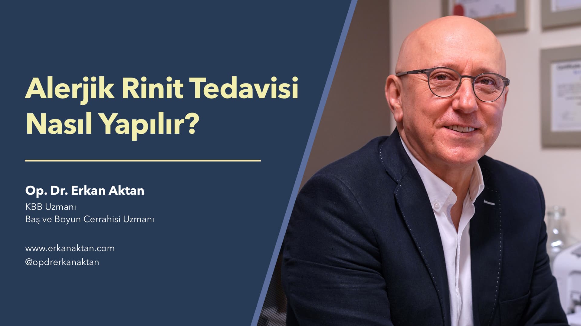 Alerjik Rinit Tedavisi Nasıl Yapılır? - Op. Dr. Erkan Aktan