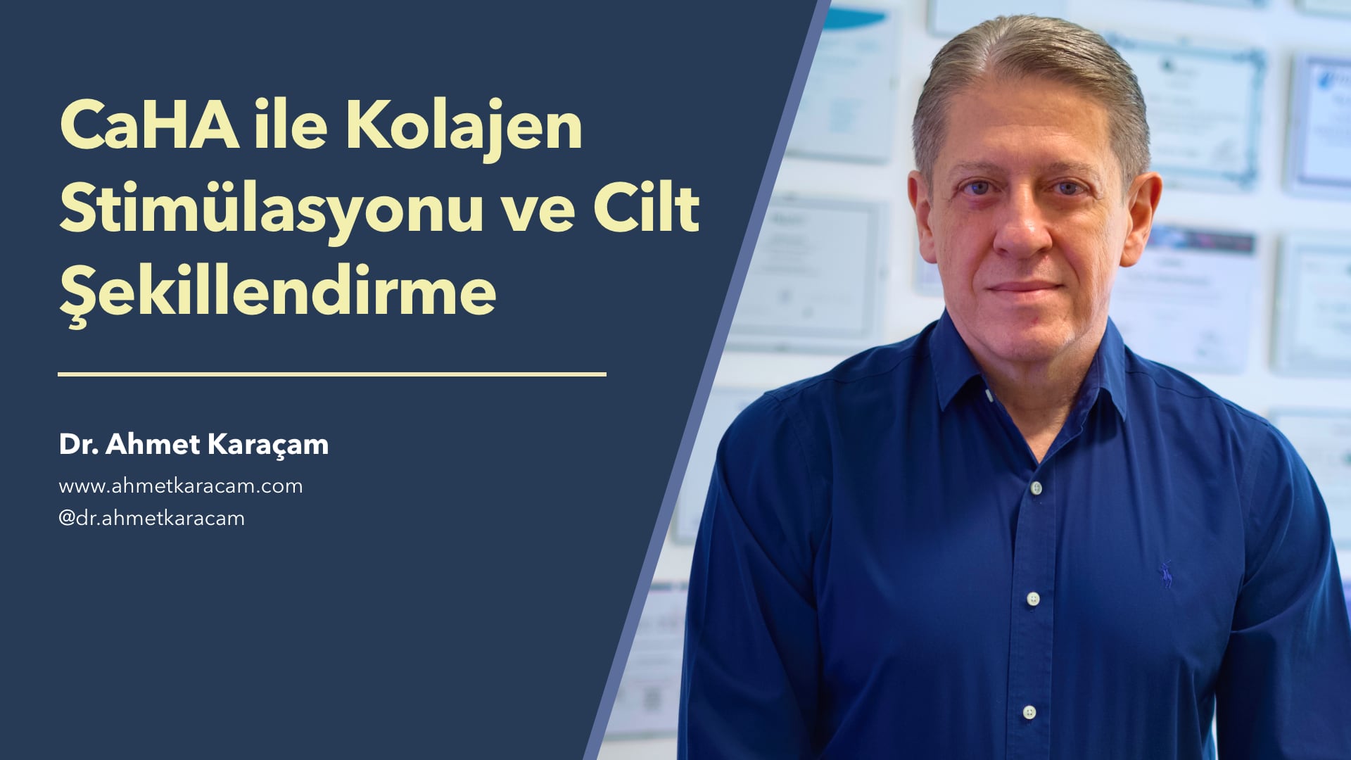 CaHA ile Kolajen Stimülasyonu ve Cilt Şekillendirme - Dr. Ahmet Karaçam | e-Klinik
