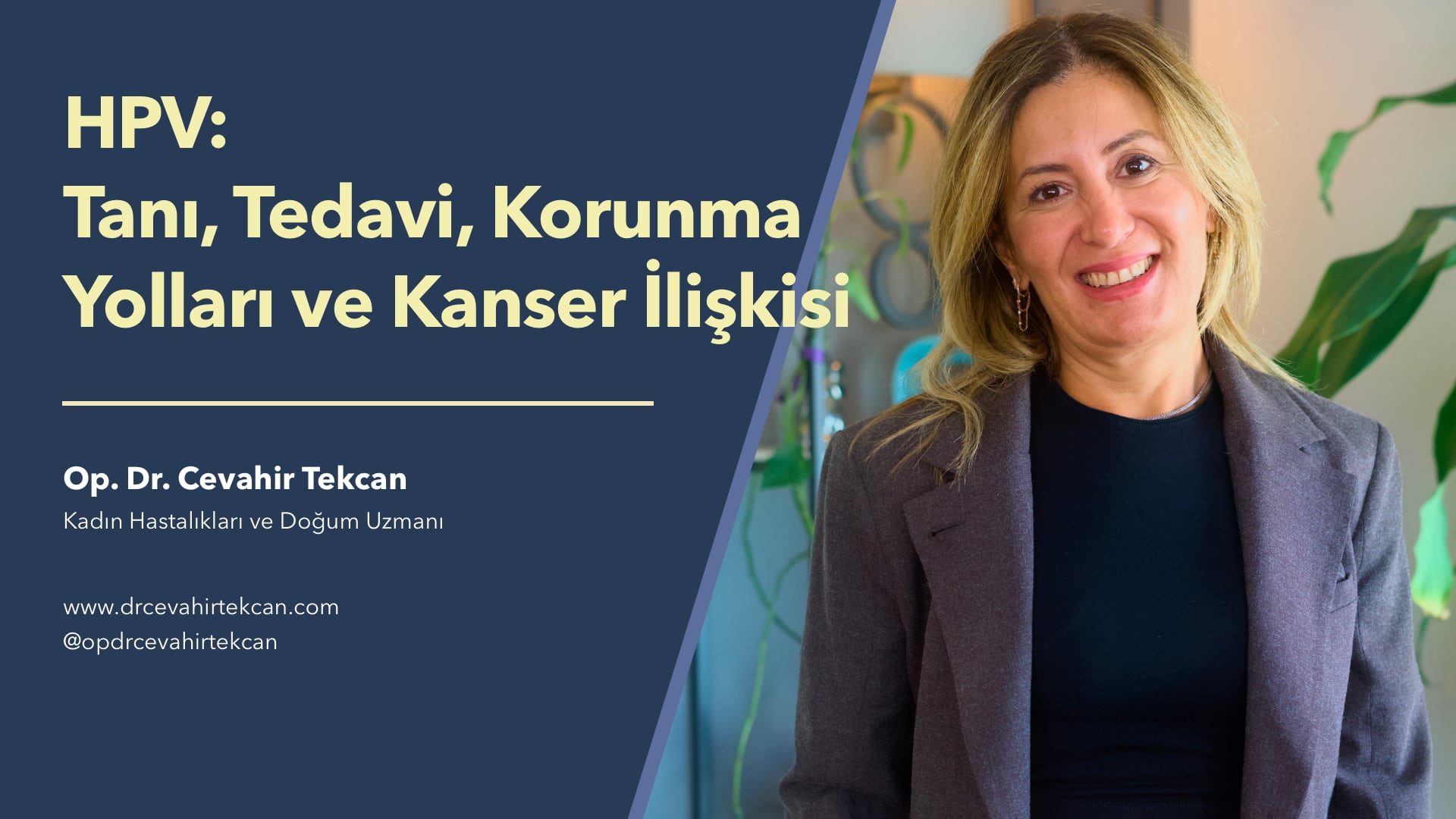 HPV: Tanı, Tedavi, Korunma Yolları ve Kanser İlişkisi - Op. Dr. Cevahir Tekcan